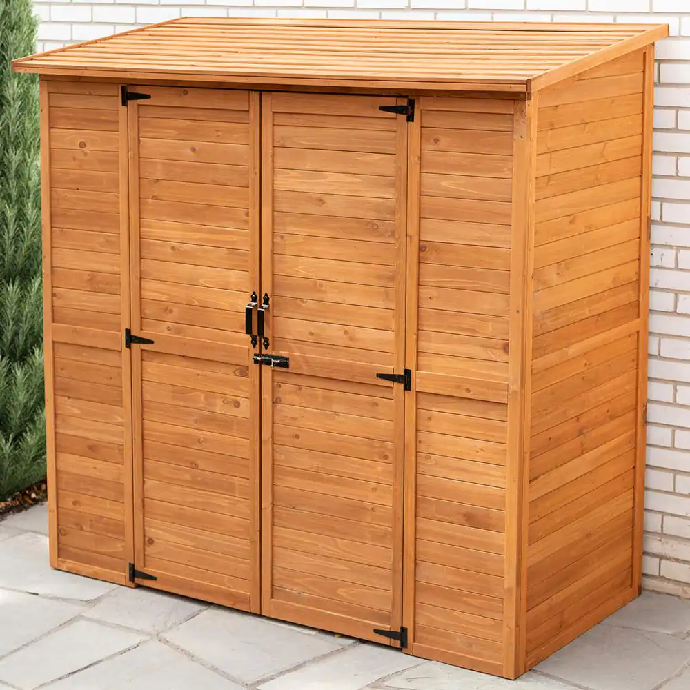 Leisure Season 6 ft. 3 in. x 3 ft. 1 in. 6 ft. 1 in. Cypress Extra Large Storage Shed