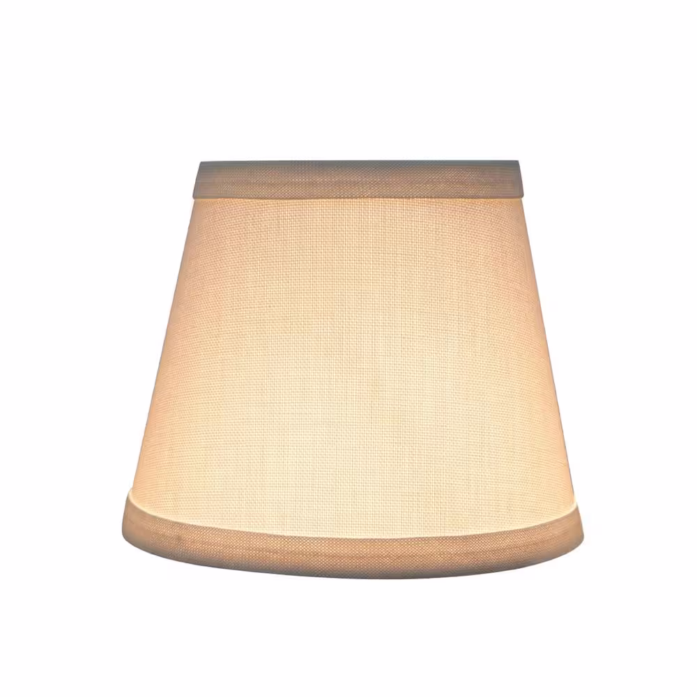 Aspen Creative Corporation 6 in. x 5 in. White Hardback Empire Lamp Shade (5-Pack)