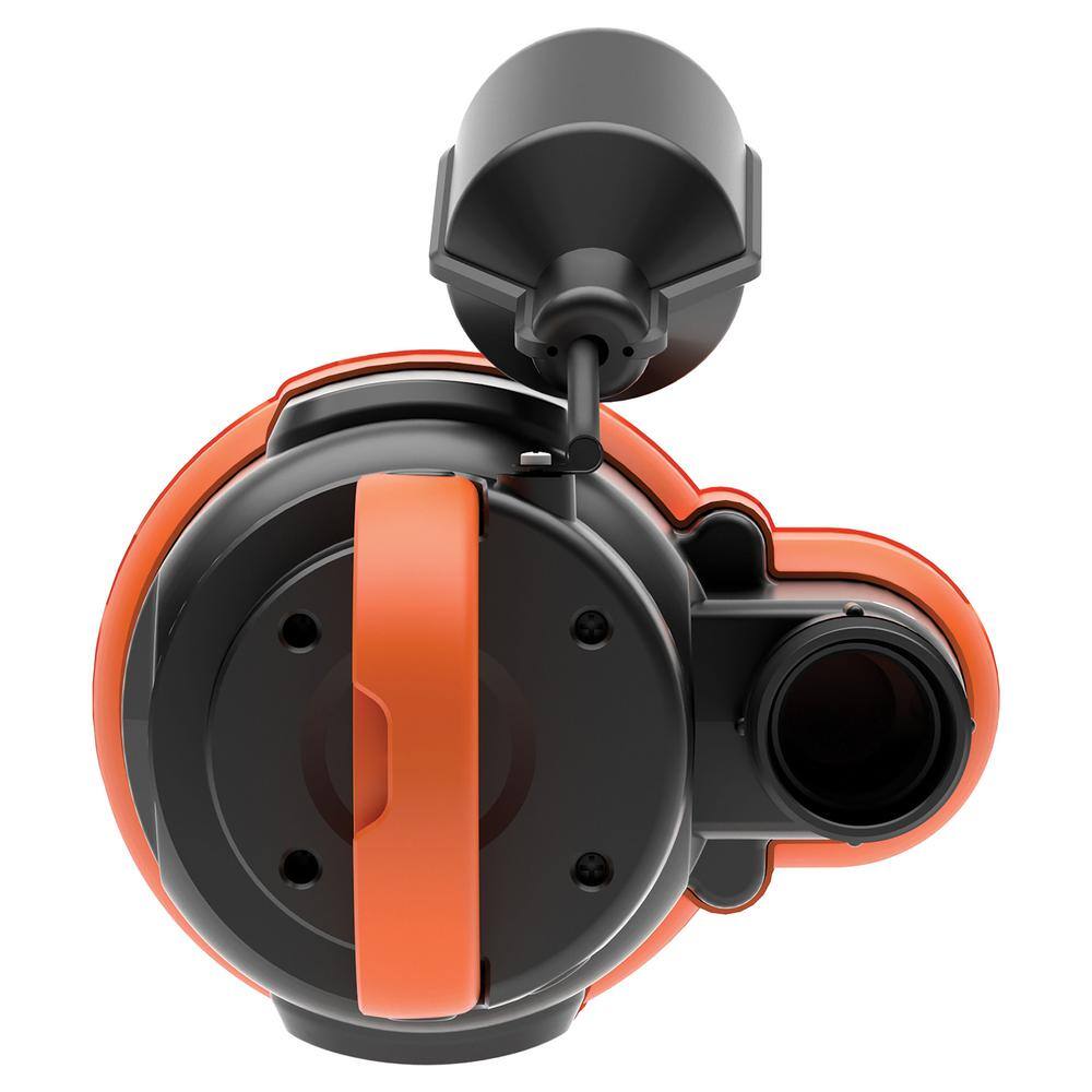 BLACK+DECKER 1/4 HP Submersible Sump Pump, Tethered Switch