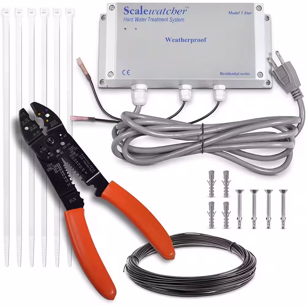 Scalewatcher Indoor/Outdoor Whole House Electronic Descaler Conditioner Treatment System