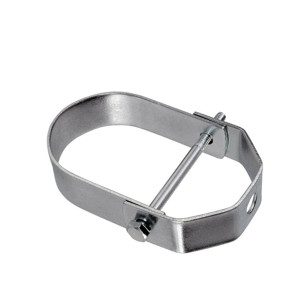 The Plumber's Choice 1 in. Clevis Hanger for Vertical Pipe Support in Standard Electro Galvanized Steel (10-Pack)