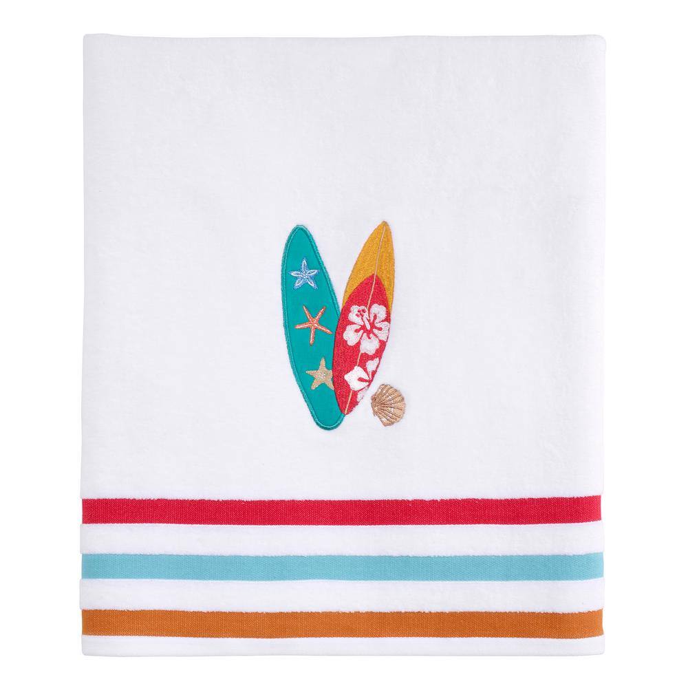 Avanti Linens Surft Time 3 Pc 100% Cotton Towel Set In White