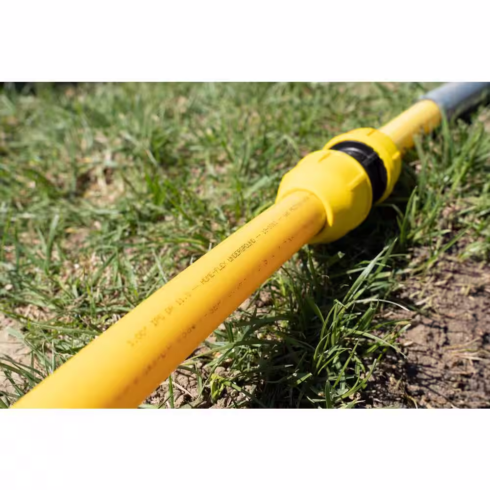 HOME-FLEX 1-1/4 in. IPS x 500 ft. DR 11 Underground Yellow Polyethylene Gas Pipe