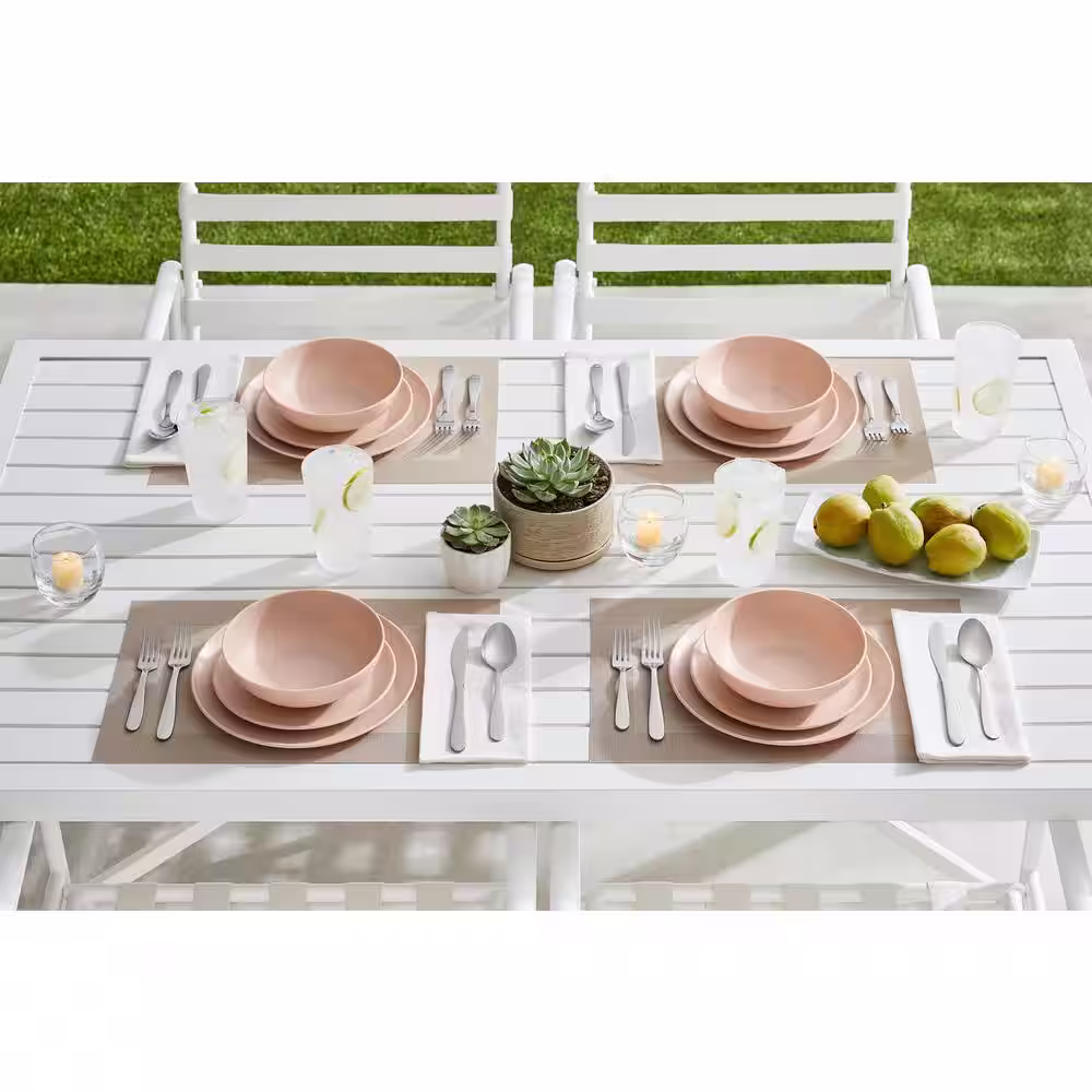 StyleWell Taryn Melamine Dinner Bowls in Matte Aged Clay (Set of 6)