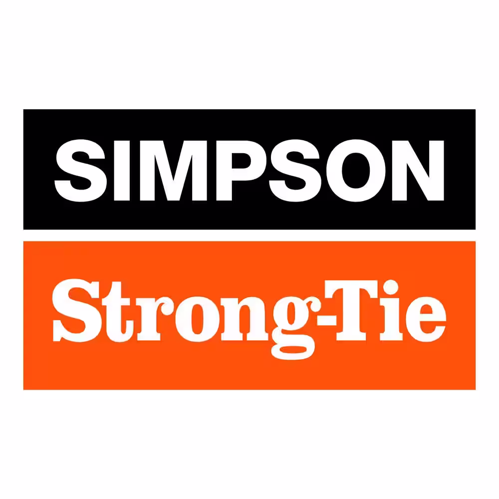 Simpson Strong-Tie PSPC 4 in. x 18 in. Black Powder-Coated Piling Strap