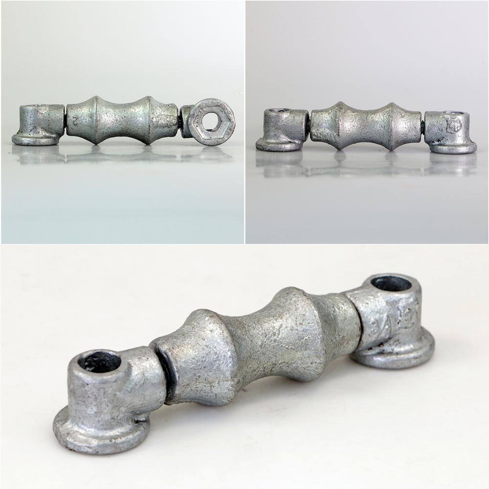 The Plumber's Choice 4 in. Galvanized Steel Hot Dipped Double Rod Pipe Roller with Sockets (5-Pack)