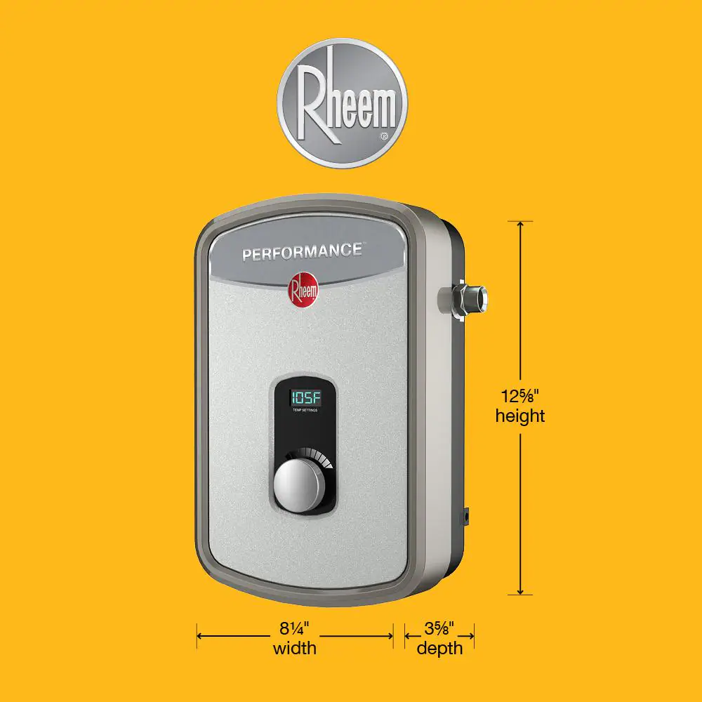Rheem Performance 13 kW Self-Modulating 2.54 GPM Tankless Electric Water Heater