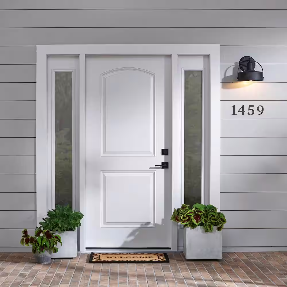 Everbilt 4 in. Aged Bronze Flush Mount House Number 9