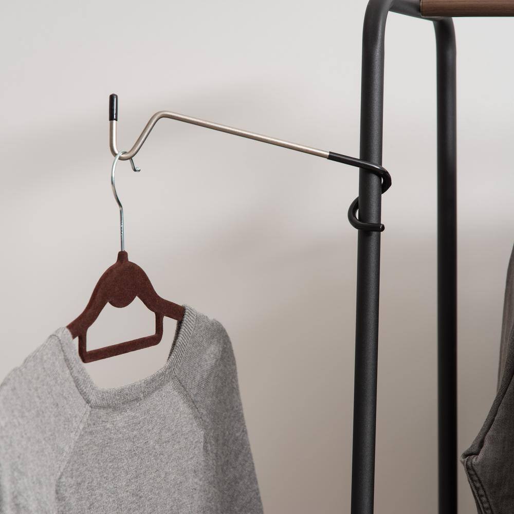 IRIS Black Metal Clothes Rack 54.92 in. W x 596 in. H