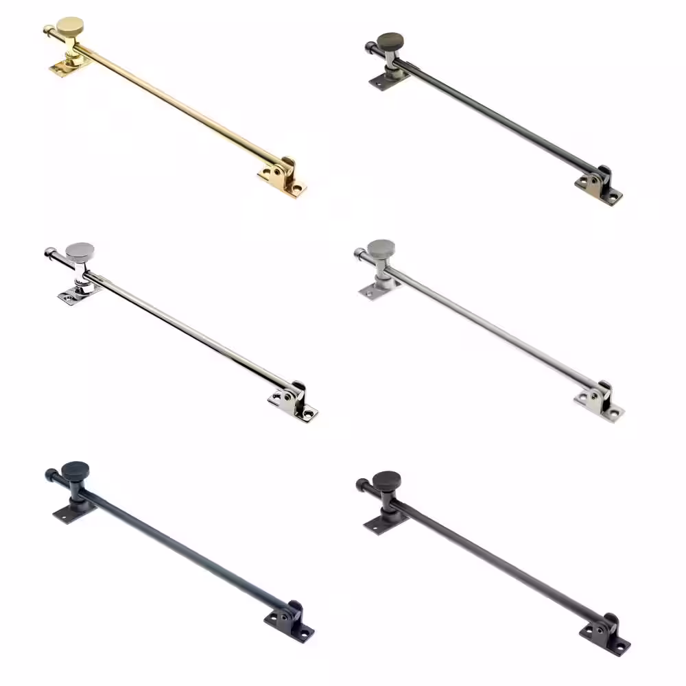 idh by St. Simons 12 in. Antique Brass Solid Brass Single-arm casement Window Operator