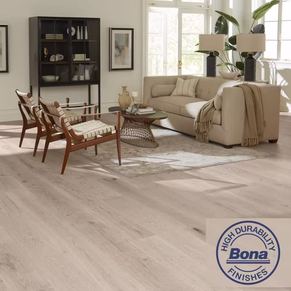 ASPEN FLOORING Vestibule Hickory 9/16 in. T x 8.66 in. W Water Resistant Wire Brushed Engineered Hardwood Flooring (31.25 sqft/case)