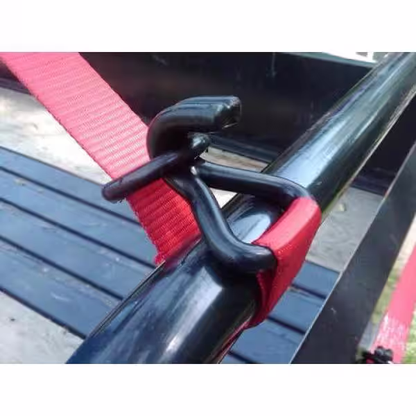 Quickloader Retractable Ratchet Tie Down Strap 4500 lbs.
