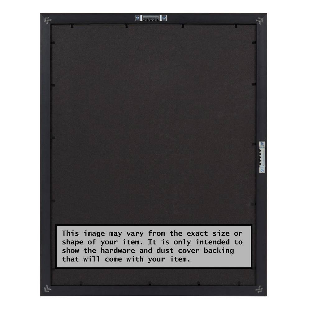 Amanti Art Lara Bronze Wood Picture Frame Opening Size 24 x 36 in.