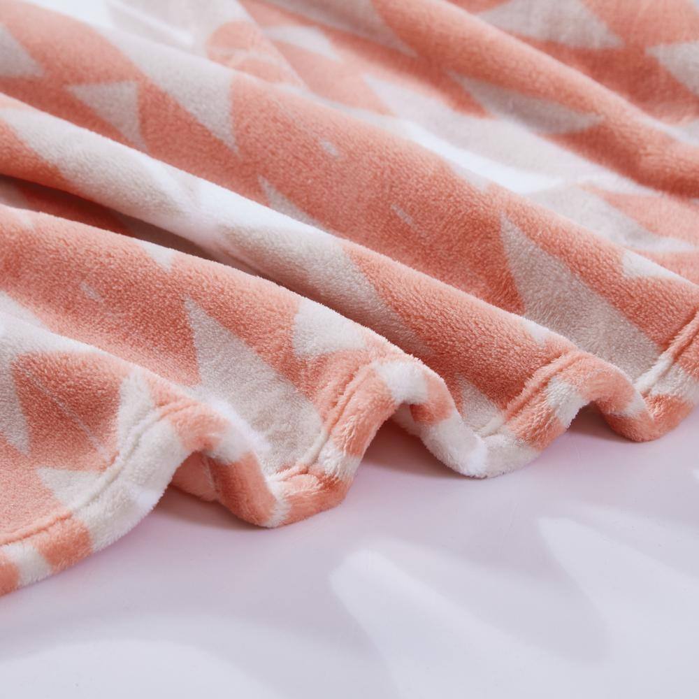 Wrangler Navajo Orange Ultra Soft Plush Microfiber 70 x 50 Throw Blanket