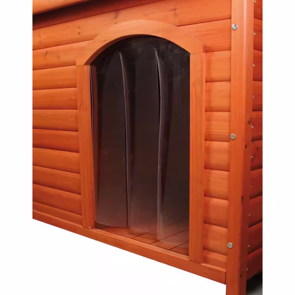 TRIXIE natura Vinyl Door Flaps for Small Cottage Dog House