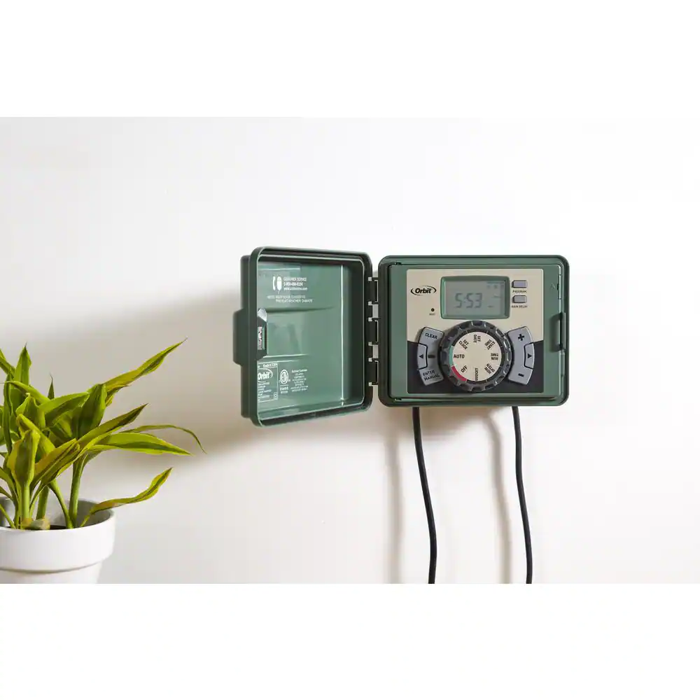 Orbit 4-Station Easy-Set Logic Indoor/Outdoor Irrigation Controller