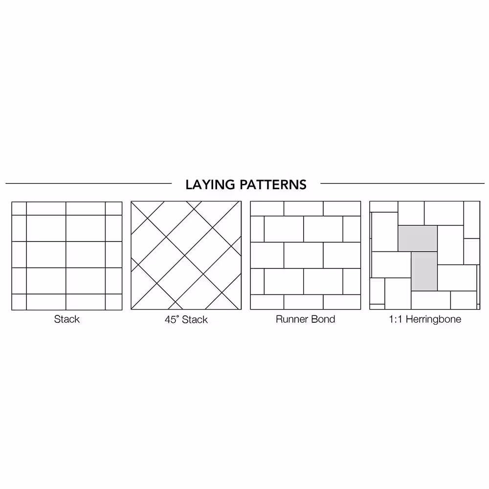 Pavestone Taverna 11.81 in. L x 7.87 in. W x 50 mm H Rectangle Bluestone Concrete Paver ( 192-Piece/124 Sq. ft./Pallet )