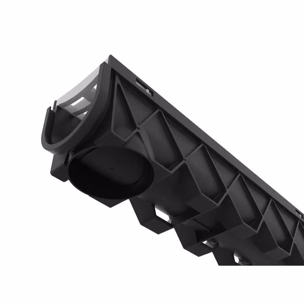 RELN Storm Drain Deep 5 in. W x 5.25 in. D x 39.4 in. L Channel Drain Kit, Gray Grate (3-Pack : 9.8 ft)