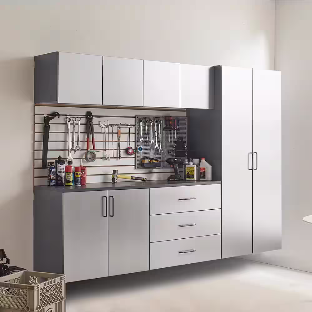 Garage TECH Astro Series 96 in. W x 79 in. H x 20 in. D Garage Cabinet Set B (6-Piece)