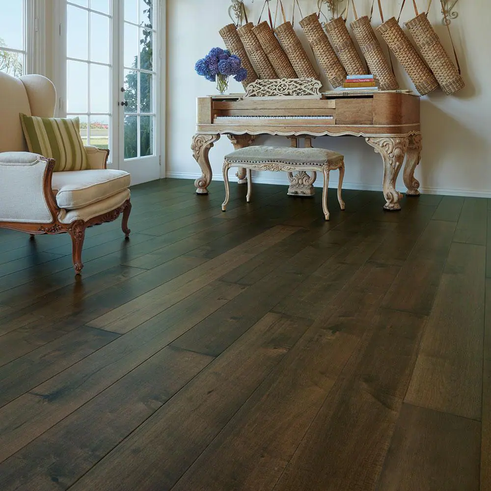Malibu Wide Plank Hermosa Maple 1/2 in. T x 7.5 in. W Water Resistant Wire Brushed Engineered Hardwood Flooring (1398.6 sq. ft./pallet)