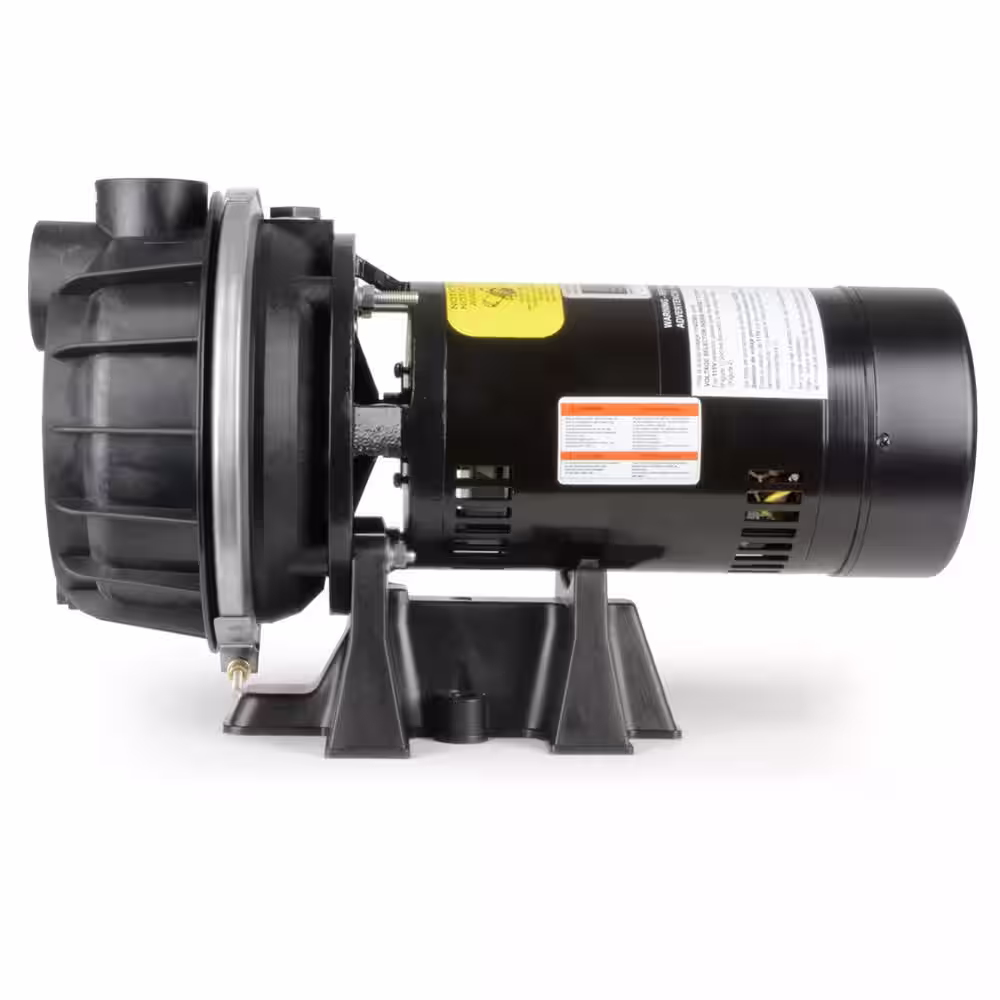 Everbilt 1-1/2 HP Plastic Lawn Sprinkler Pump