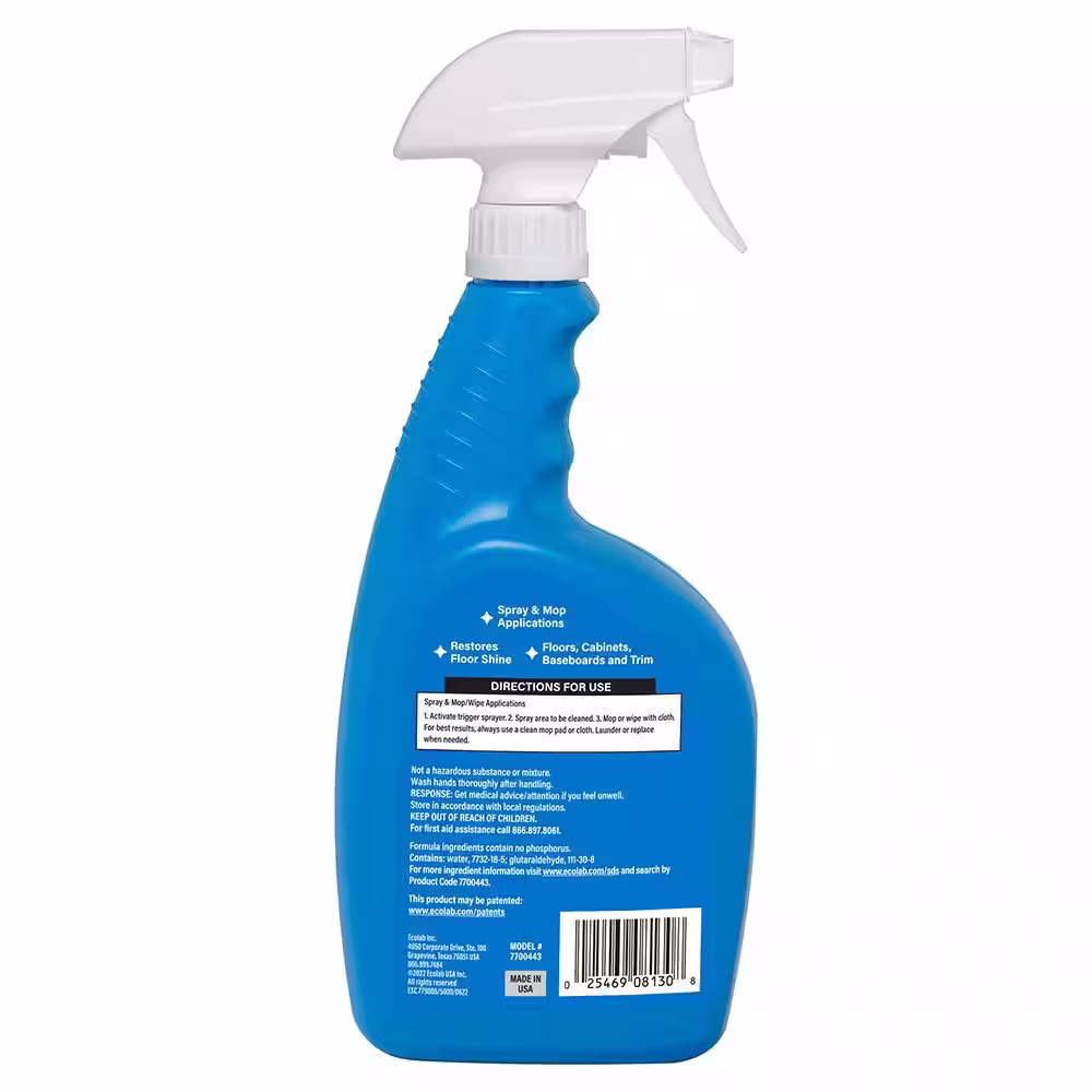 ECOLAB 32 fl. oz. Hardwood and Laminate Floor Cleaner (4-Pack)