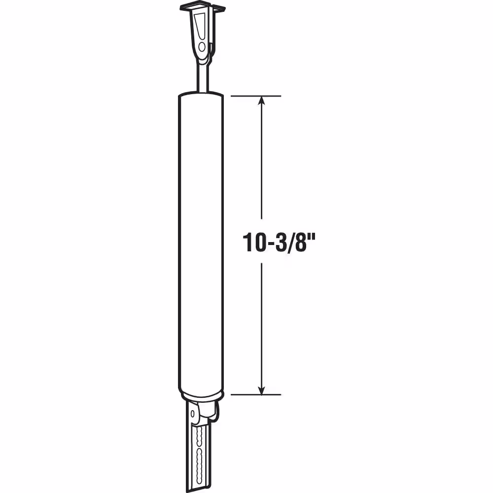 Prime-Line Black Standard Duty Screen Door Closer