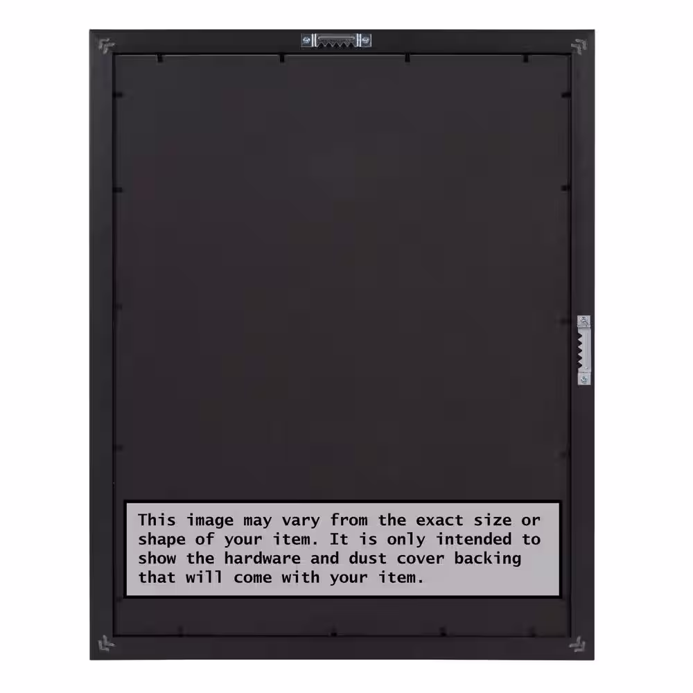 Amanti Art Grand Black Narrow Picture Frame Opening Size 24 x 36 in.