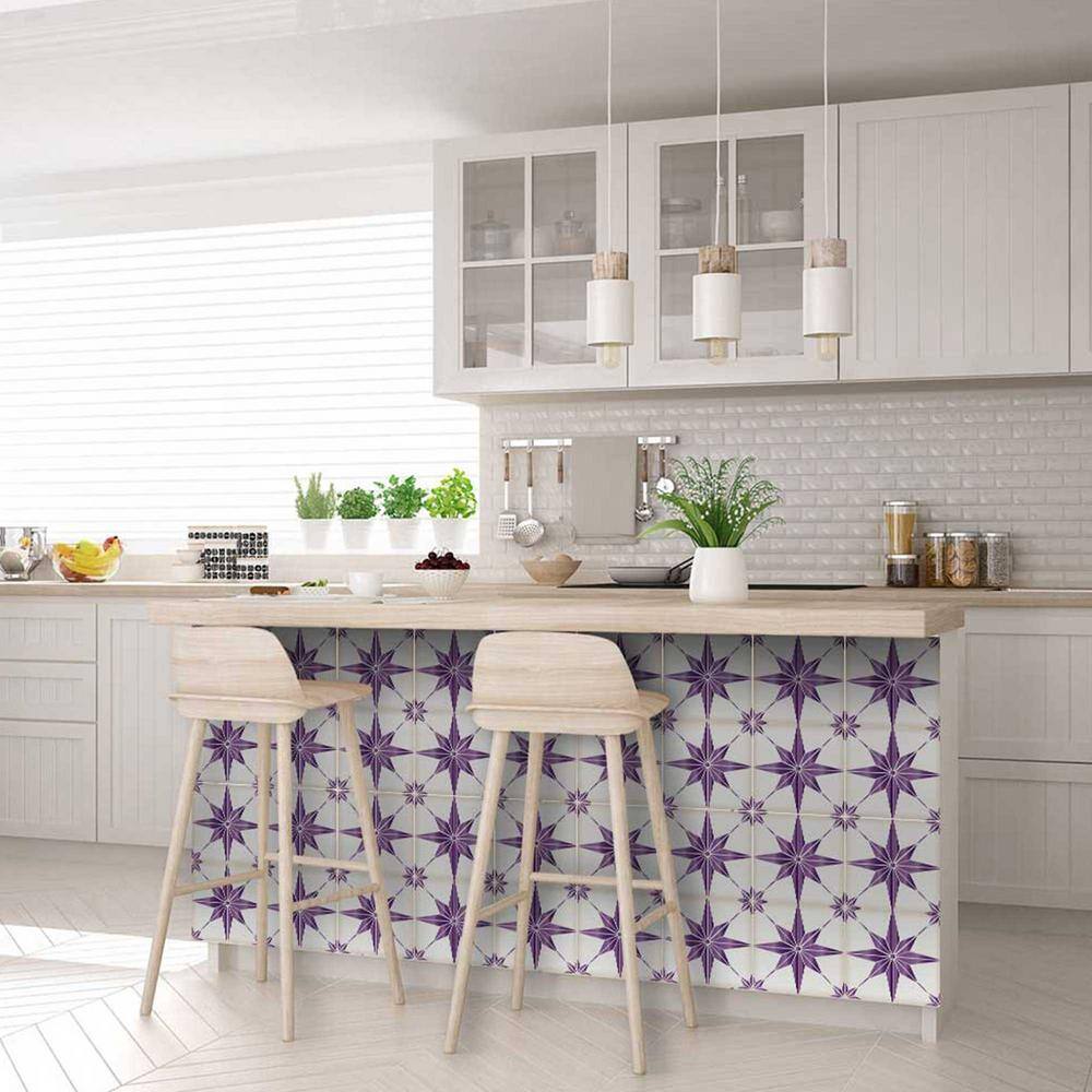 None Purple B72 12 in. x 12 in. Vinyl Peel and Stick Tile (24-Tiles, 24 sq. ft. /Pack)
