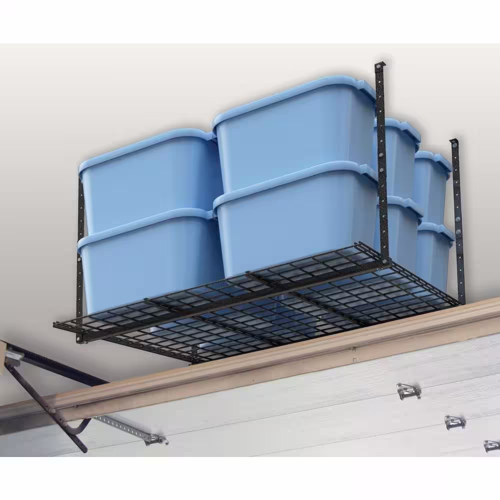 HyLoft 45 in. W x 45 in. D Ceiling Mount Storage Unit in Black