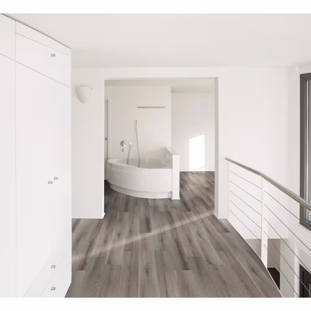 A&A Surfaces Lancaster Breeze 8 mm T x 7 in. W Waterproof Laminate Wood Flooring (820.8 sqft/pallet)